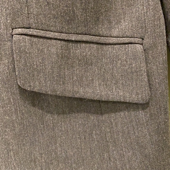 𝅺vintage Tailor B Moss Blazer Charcoal Gray Size 10 Petite - Picture 5 of 8
